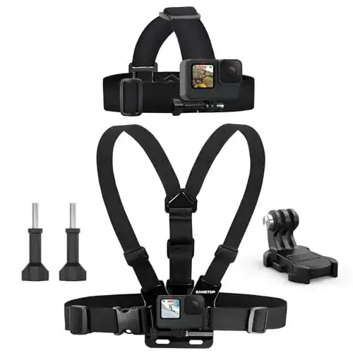 GoPro-Brustgurt Sametop Brustgurt Halterung + Kopfhalterung