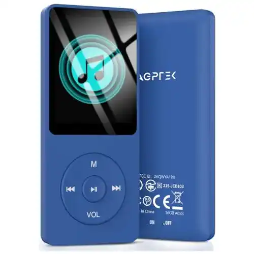 MP3-Player AGPTEK MP3 Player, 8GB mit 1,8 Zoll Bildschirm