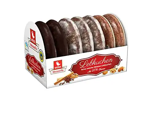 Lebkuchen Weiss ella Oblaten 3Fach, 200 G