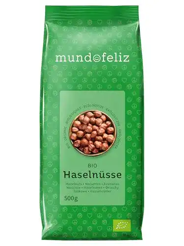 Haselnüsse Mundo Feliz Rohe aus Bio-Anbau, 2 x 500 g