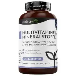 Mineraltabletten Nutravita Multivitamin & Mineralstoffe, 365 Tabl.