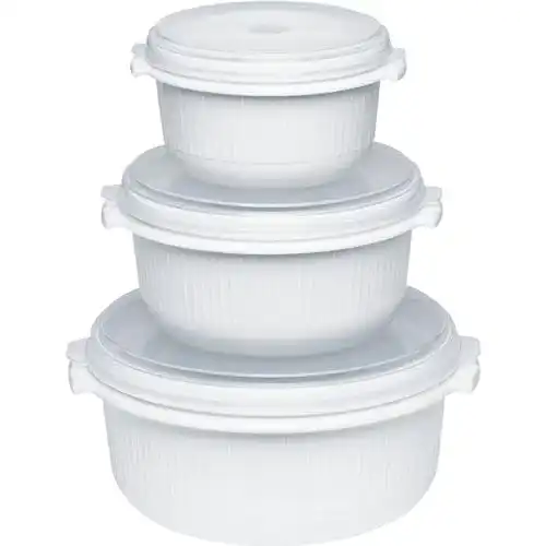 Mikrowellengeschirr Emsa 459061200 3-teilig Mikrowellentopf-Set