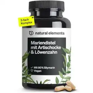 Mariendistel-Kapseln natural elements Mariendistel, 120 Kapseln