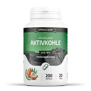 Aktivkohle-Kapseln SPN Aktive Kohle – 200mg – 200 Kapseln