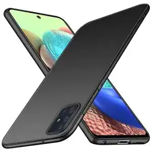 Samsung-Galaxy-A71-Hülle Eiselen Hülle, Matt Schwarz, TPU