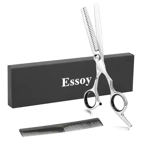 Effilierschere Essoy Profi Haarschere (6,5 Zoll),Edelstahl