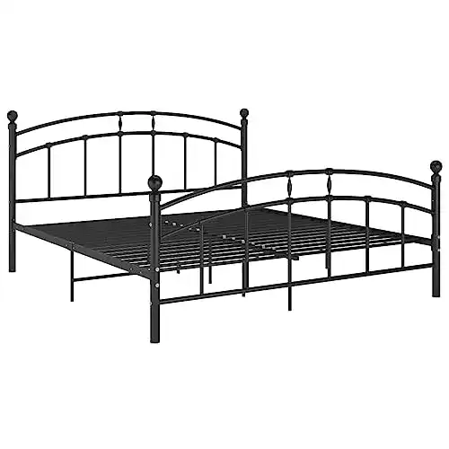 Metallbett vidaXL Bettgestell Bett Doppelbett 160x200cm