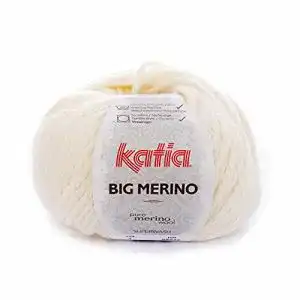 Katia-Wolle Katia Big Merino 003 wollweiß 100g Wolle