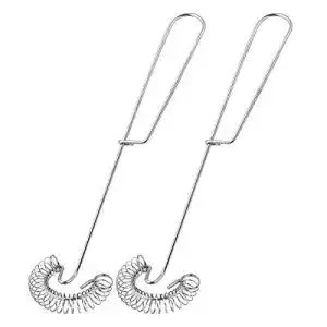 Spiralbesen HEMOTON 2 Stück Schneebesen Edelstahl Mini