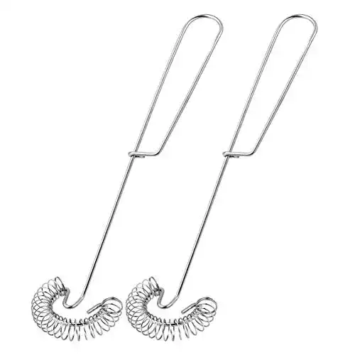 Spiralbesen HEMOTON 2 Stück Schneebesen Edelstahl Mini