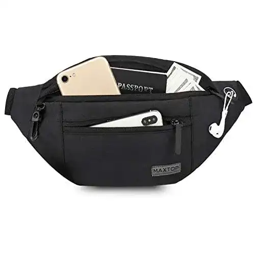 Bauchtasche diebstahlsicher MAXTOP Bauchtasche Gürteltasche