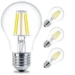 LED (E27) dimmbar linovum 4er Set fourSTEP Dim LED E27 Birne