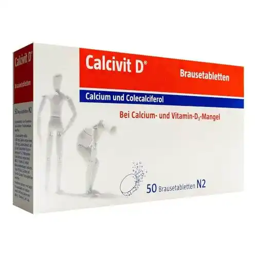 Calcium-Brausetablette CALCIVIT D, 600 mg/400 I.E, 100 St.