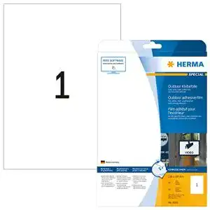 Sticker-Papier HERMA 9500 Wetterfeste Folien-Etiketten DIN A4