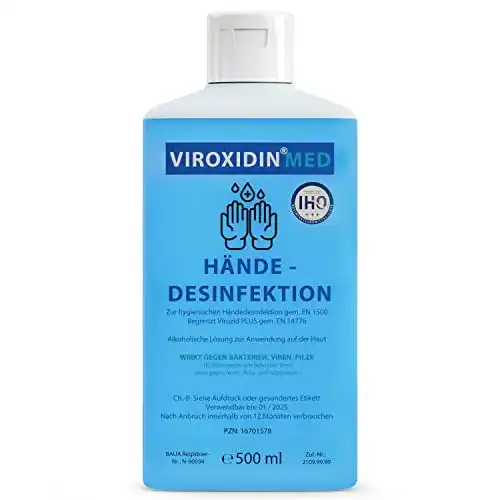 Die beste Desinfektionsmittel (500ml) VIROXIDIN Med Desinfektionsmittel 2026 Test Bestseller Desinfektionsmittel (500ml) VIROXIDIN Med Desinfektionsmittel