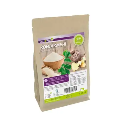 Konjakmehl Vita2You 250g – feines Glucomannan Pulver