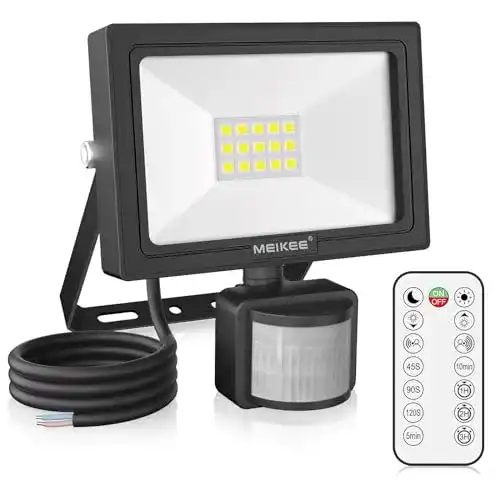 LED-Strahler mit Bewegungsmelder MEIKEE 10W LED Strahler