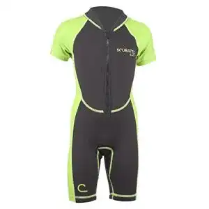 Neoprenanzug Kinder Scubatec Neopren-Lycra Kindershorty, grün