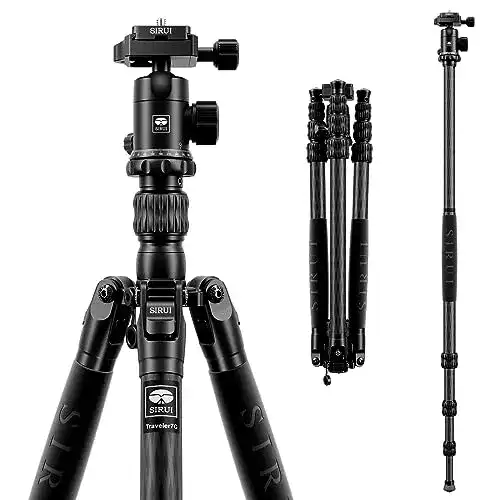 Die beste Sirui-Stativ SIRUI Traveler 7C Drei-/Einbein Carbon mit Kugelkopf 2026 Test Bestseller Sirui-Stativ SIRUI Traveler 7C Drei-/Einbein Carbon mit Kugelkopf