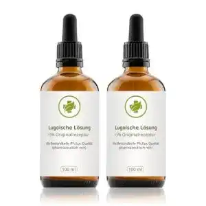 Lugolsche Lösung vitalundfitmit100 2x 100 ml 5%