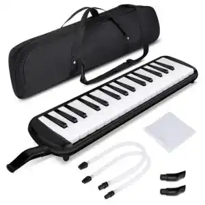 Melodica Asmuse 32 Note Nasum Melodika Kinder Schwarz