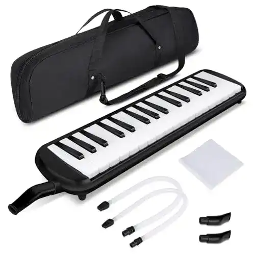 Melodica Asmuse 32 Note Nasum Melodika Kinder Schwarz