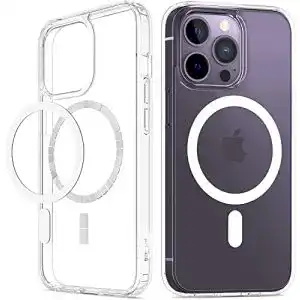 iPhone-14-Pro-Clear-Case mit MagSafe wlooo Magnetisch