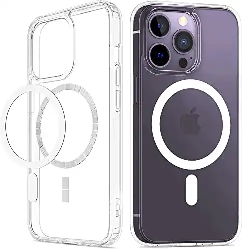 iPhone-14-Pro-Clear-Case mit MagSafe wlooo Magnetisch