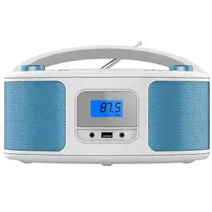 CD-Player Cyberlux Tragbar, Boombox, CD/CD-R, USB, FM Radio
