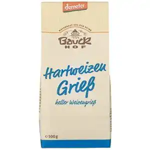 Hartweizengrieß Bauckhof Demeter, 6 x 500 g