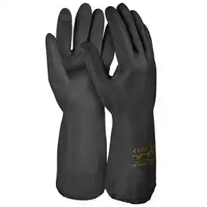 Gummihandschuhe Solidstar HandschuhMan, schwarze Neopren