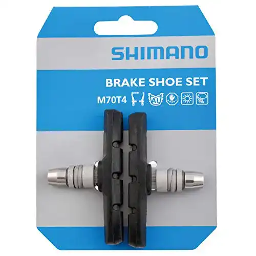 Die beste Bremsbeläge Fahrrad SHIMANO Bremsschuhsatz M70T4, schwarz 2026 Test Bestseller Bremsbeläge Fahrrad SHIMANO Bremsschuhsatz M70T4, schwarz