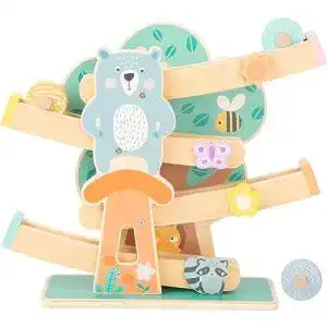 Small-foot-Spielzeug Small Foot Kugelbahn Pastell aus Holz