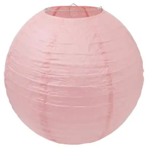 Papierlaterne Creativery Papier Lampion 20cm (Altrosa 158)