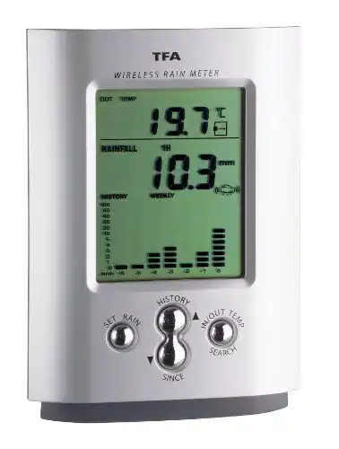 Regenmesser TFA Dostmann MonSun digitaler Funk-, 47.3003