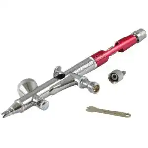 Airbrushpistole Agora-Tec ® AT- Airbrush Pistole Kit AT-ADA-03-red