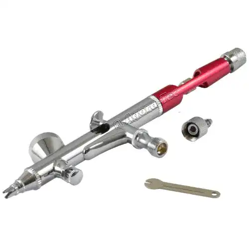 Airbrushpistole Agora-Tec ® AT- Airbrush Pistole Kit AT-ADA-03-red