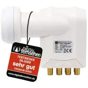 Octo-LNB RED OPTICUM LOP 04H Octo LNB, Digital-LNB 8-fach