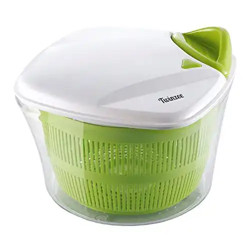 Salatschleuder Twinzee, großes Fassungsvermögen, 5L