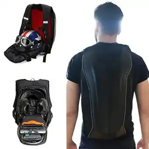 Motorradrucksack JFG RACING wasserdicht hartschale Karbonfaser