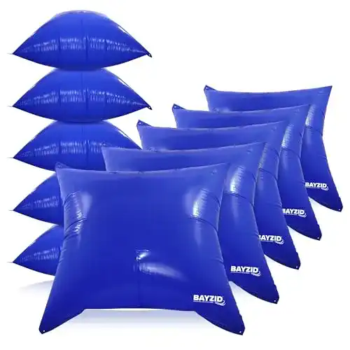 Poolkissen Höfer Chemie 10er Set Pool Luftkissen 122x122x55 cm