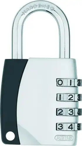 Abus-Zahlenschloss ABUS Zahlenschloss 155/40 Level 4 – Silber