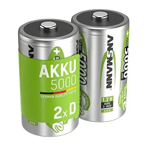 Mono-D-Akku Ansmann AG ANSMANN Akku D, 2 Stück