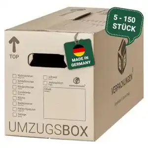 Kartons BB-Verpackungen 5 x Umzugskarton PROFI stabil 2-wellig