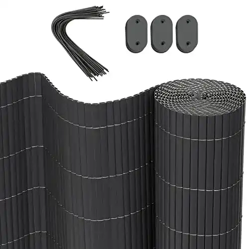 Sichtschutzzaun WOLTU GZZ1184gr3 Sichtschutzmatte PVC