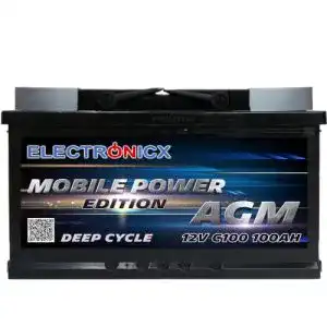 AGM-Batterie 100Ah Electronicx Mobile Edition