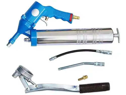 Druckluft-Fettpresse Güde 40053 , Blau, 2-8 bar