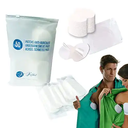 Achselpads Kalibel – , 50 Stück Achsel Schweiß Pads, Unsichtbar