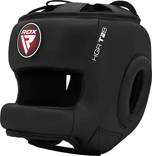 Kopfschutz zum Boxen RDX Leder MMA Kopfschutz Boxen