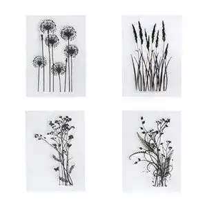 Motivstempel arriettycraft Stempel-Set, aus Gummi, transparent